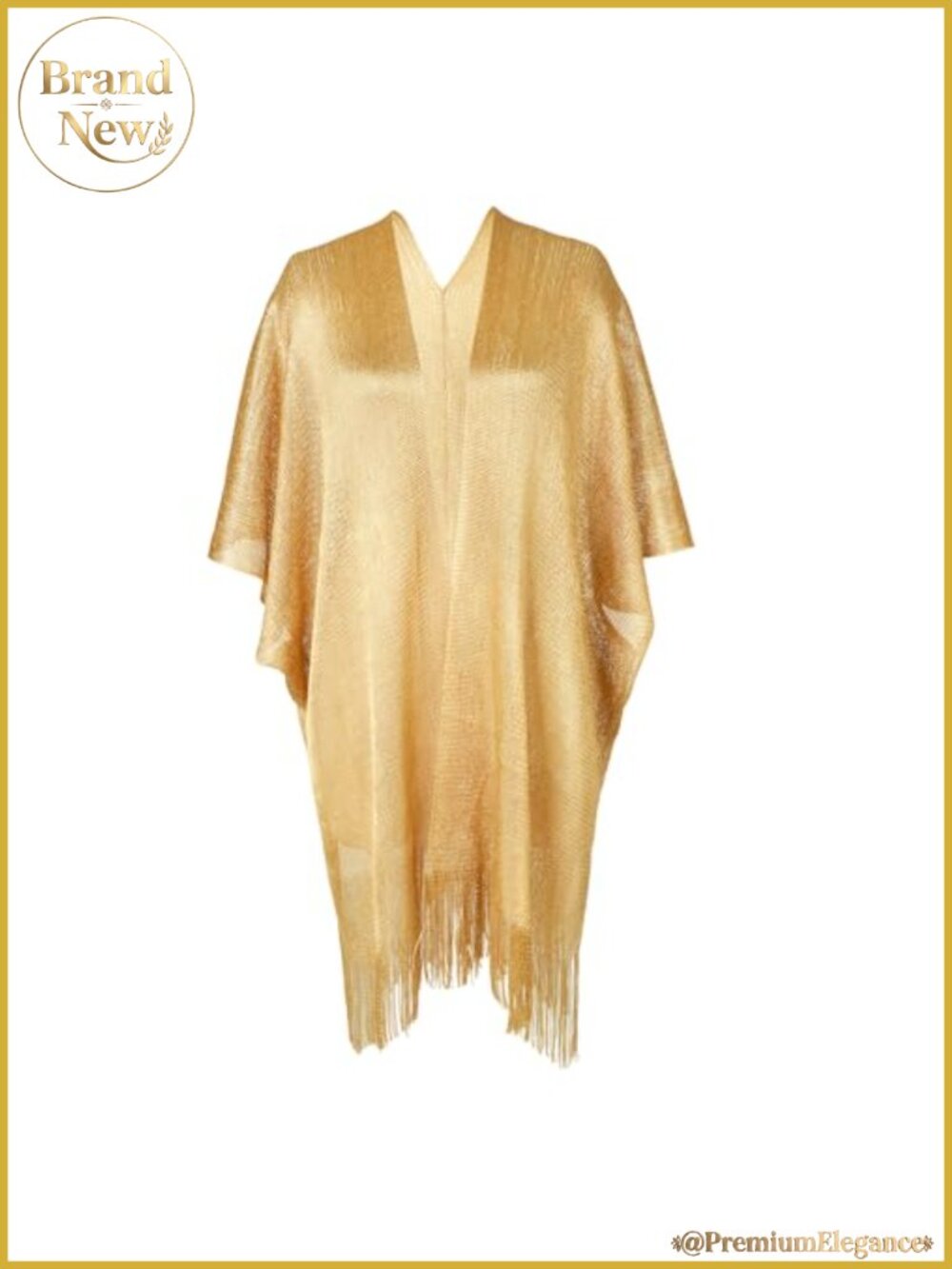 Sparkle Metallic Evening Shawl Wrap Open Front Cape for Formal Dresses